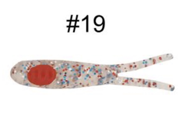 Picture of H & H Lure 3" Sprkl Jig Ref 10Bg Firecrakr