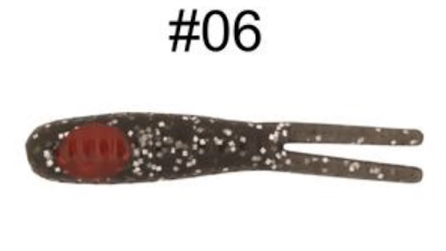 Picture of H & H Lure 3" Sprkl Jig Ref Smoke/Glttr