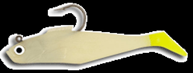 Picture of H & H Lure 3" Swaggertail Shad 4Pk Glo/Cht