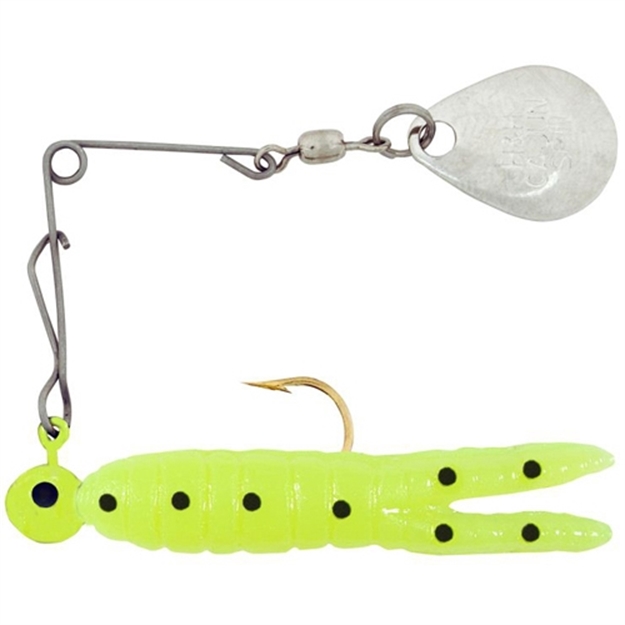 Picture of H & H Lure Caj Spn 1/8 Nkl-Cht/Blk Stripe