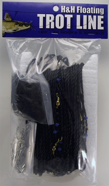 Picture of H & H Lure Floating Trotline 120'X25 Hooks FTL120-25 44784053036