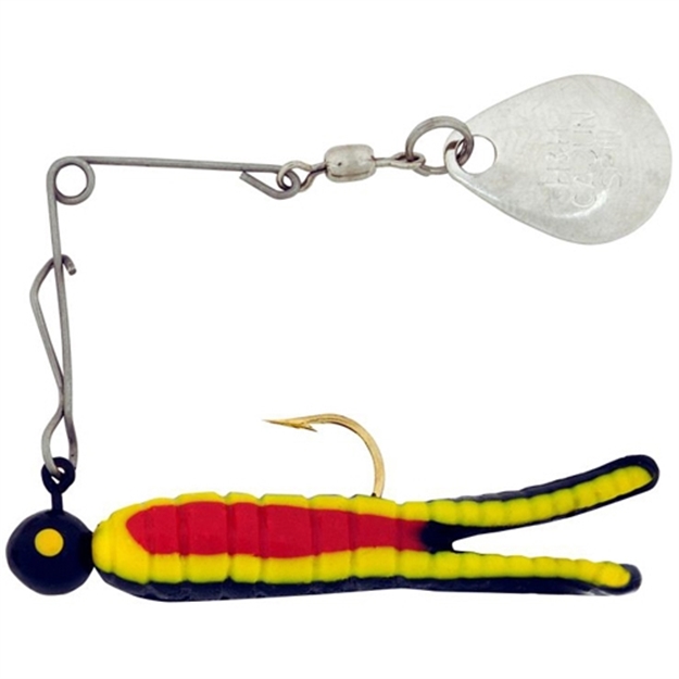 Picture of H & H Lure King Spn 1/4 Nkl-Blk/Yel/Red BY