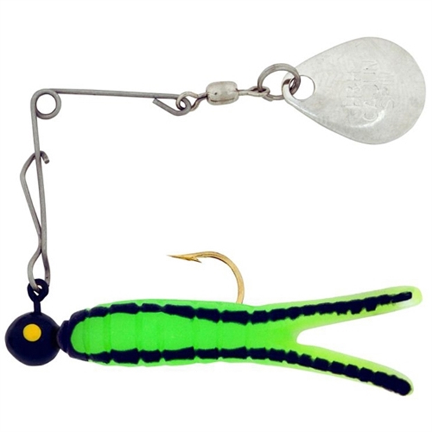 Picture of H & H Lure King Spn 1/4 Nkl-Grn/Blk Str 12