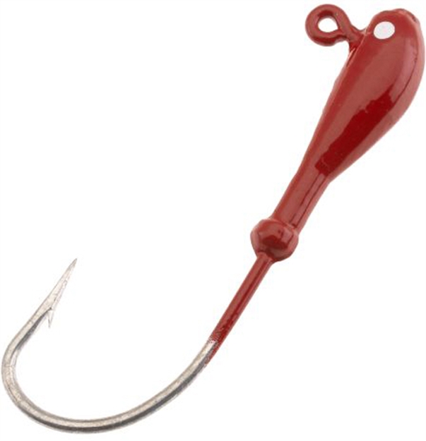 Picture of H & H Lure Round Jighead 1/4Oz 10Pk Red R1410-01