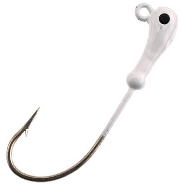 Picture of H & H Lure Round Jighead 1/4Oz 10Pk Wht R1410-02 44784217025