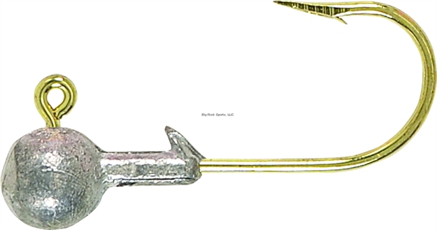 Picture of H & H Lure Round SW Jighead, 1/4 Oz, 3/0 Hook, Unpainted, 10/Pack