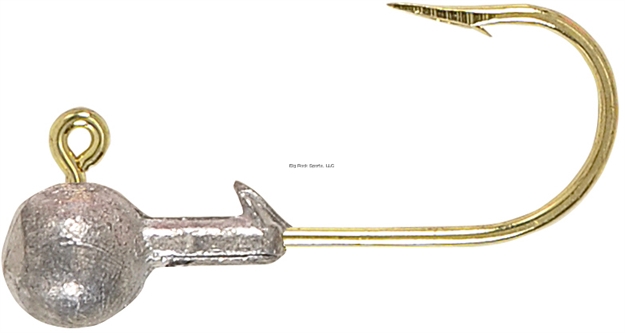 Picture of H & H Lure Round SW Jighead, 3/8 Oz, Unpainted, 10/Pack