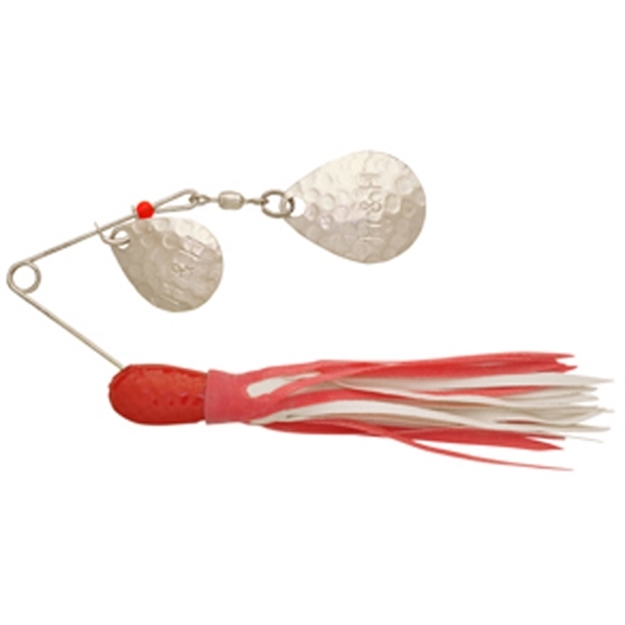 Picture of H & H Lure Spn-Dbl 3/8 12Cd-Red/Red/Wht
