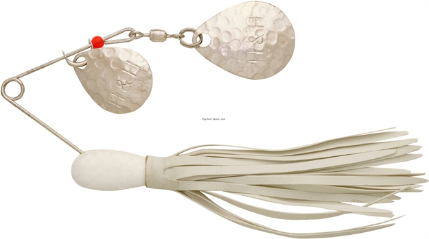 Picture of H & H Lure Double Spinner, 3/8 Oz, White