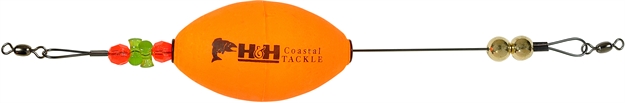Picture of H & H Lure Tko Oval Float Rig Orange