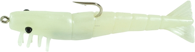 Picture of H & H Lure Tko Shrimp, 3 1/2", 1/4 Oz, Glow, 3/Pack