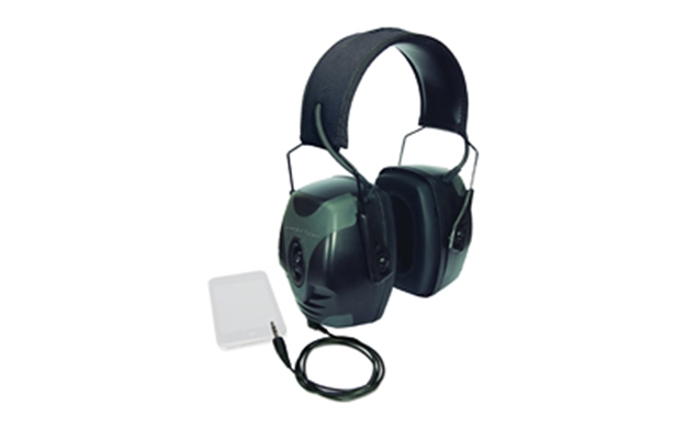Picture of Howard Leight R01902 Impact Pro Electronic Muff 30 DB Over The Head Black/Gray Adult 1 Pair R-01902 033552019022