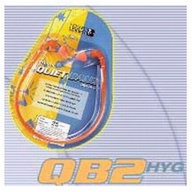 Picture of Howard Leight R01538 Corded Ear Plugs Quiet Band Foam 25 DB Behind The Neck Orange Adult 1 Pair R-01538