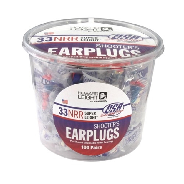 Picture of Howard Leight Leight Usa Shooters Disposable Ear Plugs 100 Pack R-03113