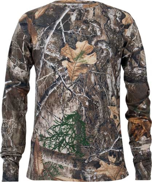 Picture of Habit Bear Cave Youth Tee Long Sleeve Realtree Edge LG TS10010