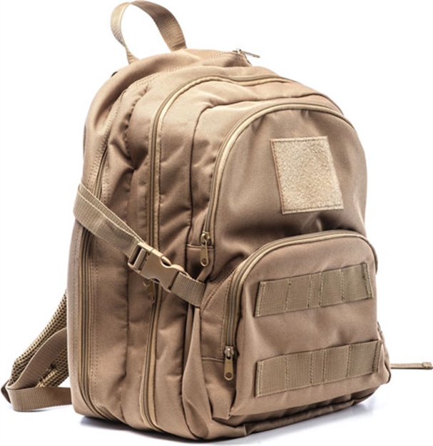Picture of Hackett Equipment Little Bertha 2 Pistol Range Backpack Coyote Tan