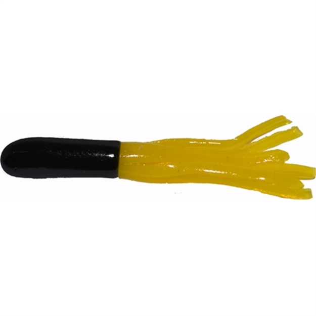 Picture of Big Bite 1.5" Crappie Tube 10Bg Blk/Yel
