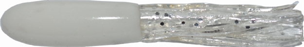 Picture of Big Bite 1.5" Crappie Tube 10Bg Wht/Clr M 15CRTU20