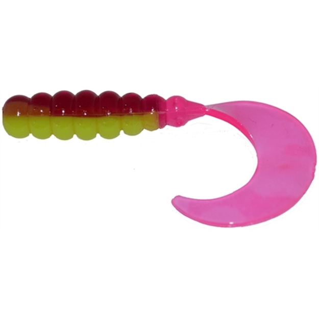 Picture of Big Bite 2" Fat Grub 10Pk Pur/Opq Cht/Pnk FG230