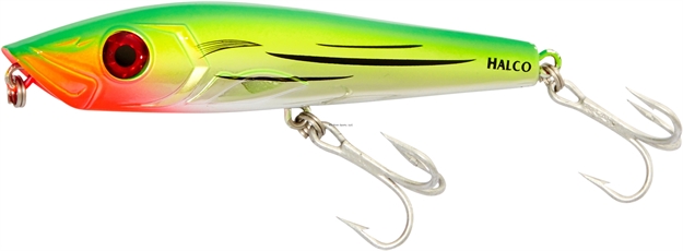 Picture of Halco C-Gar Weighted Topwater Stickbait, 4 3/4", 1 3/8 Oz, Liquid Lime, Floating