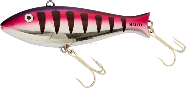 Picture of Halco Giant Trembler Lipless Minnow Trolling Plug W/Rattle, 7", 4 1/2 Oz, 3 - 15 Kts, Chrome Pink