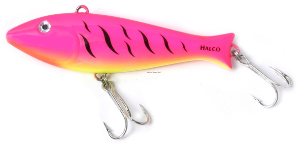 Picture of Halco Giant Trembler Lipless Minnow Trolling Plug W/Rattle, Pink Fluoro 7" 4 1/2Oz