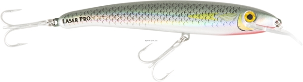 Picture of Halco Laser Pro 160 Bluewater Trolling Plug, 6 1/4", 1 Oz, Mullet, Floating