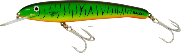 Picture of Halco Laser Pro 190 Bluewater Trolling Plug, 7 1/2", 1 5/8 Oz, Green Fluorescent, Floating