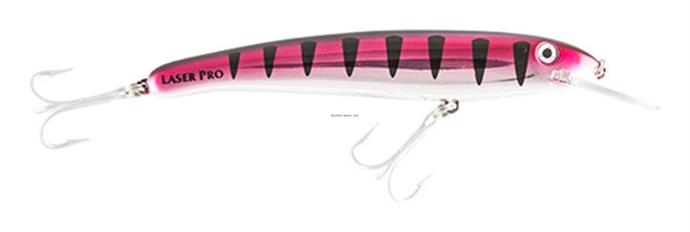 Picture of Halco Laser Pro 190Xdd #R15 Chrome Pink - 7 2/5" 1 5/8Oz Dives 20'