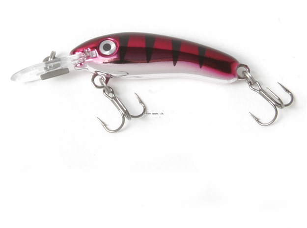 Picture of Halco Laser Pro 45 Slow Sinking Crankbait, #R15 Pink Chrome 1 3/4" 1/5Oz
