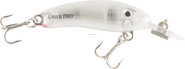 Picture of Halco Laser Pro 45 Slow Sinking Crankbait, #R48 Gin Clear 1 3/4" 1/5Oz