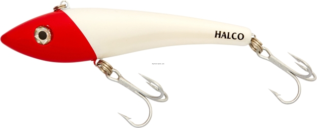 Picture of Halco Max 130 Lipless Casting/Trolling Plug, 5 1/4", 2 7/8 Oz, White Redhead, Sinking