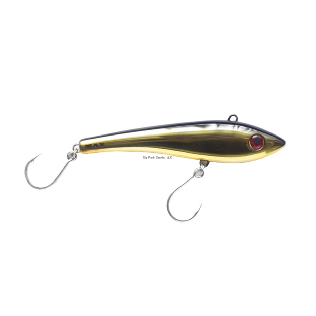 Picture of Halco Max 190 #H51 Chrome Gold Black Back 7 1/2 In, 6.3/4Oz, Inline Single Hooks