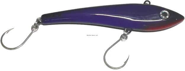 Picture of Halco Max 190 Lipless Casting/Trolling Plug, #1198 Blk/Purple, 7 1/2 In, 6.3/4Oz, Inline Single Hooks