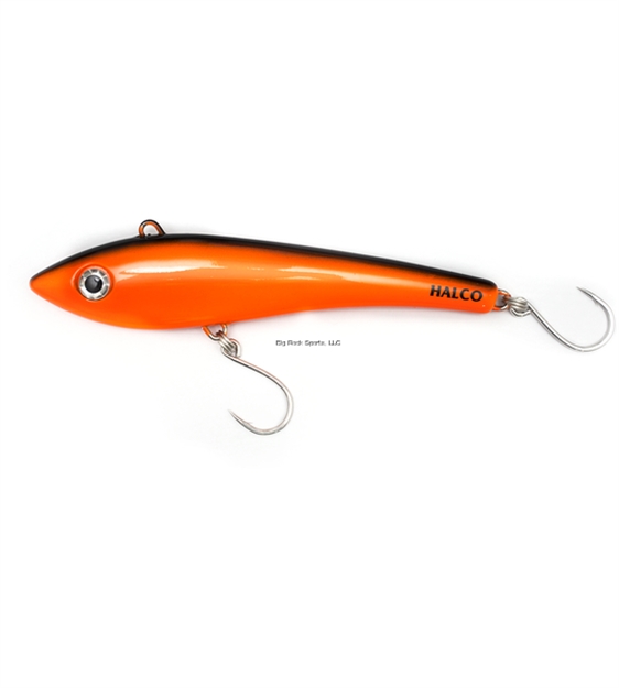 Picture of Halco Max 220 Bibless Minnow #1006 Orange/Blk, 8 2/3", 6 1/3Oz, Inline Single Hooks