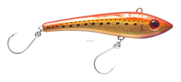Picture of Halco Max 220 Bibless Minnow #H70 King Brown, 8 2/3", 6 1/3Oz, Inline Single Hooks