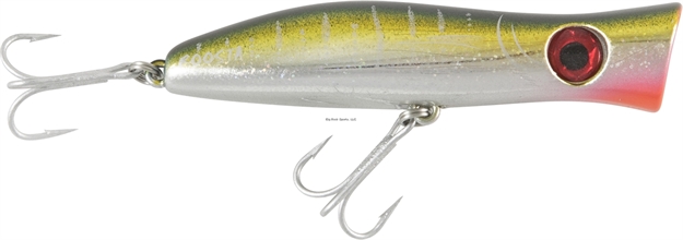 Picture of Halco Roosta Popper 105, 4 1/2", 1 3/8 Oz, Yellowfin, Floating