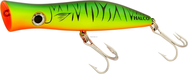 Picture of Halco Roosta Popper 135, 5 1/2", 1 3/4 Oz, Fluorescent Green, Floating