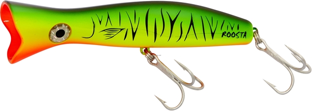 Picture of Halco Roosta Popper 160, 6 3/8", 2 5/8 Oz, Green Fluorescent, Floating
