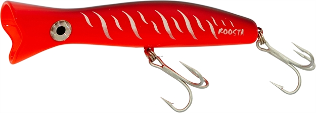 Picture of Halco Roosta Popper 160, 6 3/8", 2 5/8 Oz, Red Tiger, Floating