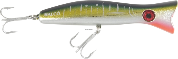 Picture of Halco Roosta Popper 160, 6 3/8", 2 5/8 Oz, Yellowfin, Floating
