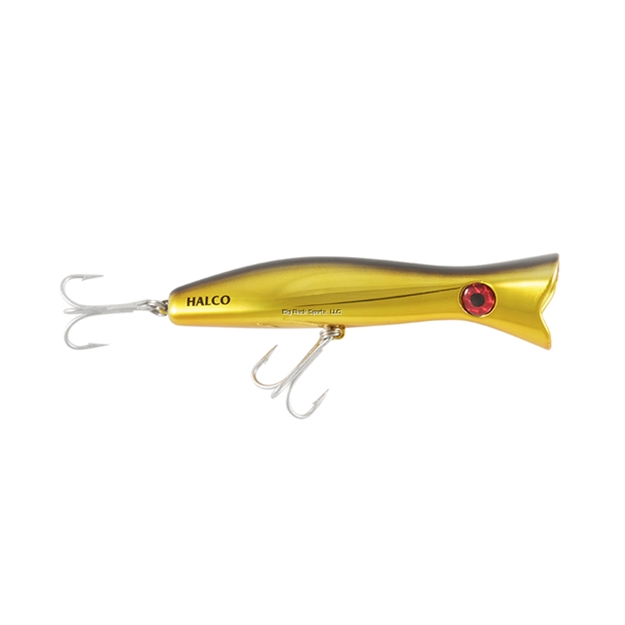 Picture of Halco Roosta Popper 160 #H51 Chrome Gold Black Back 6 3/8" 2 5/8Oz