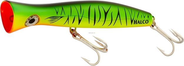 Picture of Halco Roosta Popper 195, 7 3/4", 4 1/4 Oz, Fluorescent Green, Floating