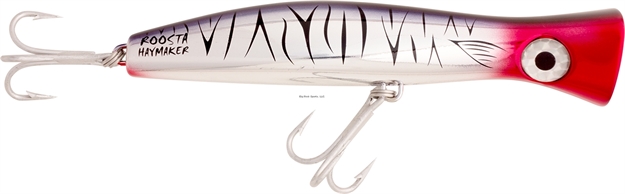 Picture of Halco Roosta Popper 195 #R49 Chrome Tiger - 7 7/8" 4 1/4Oz