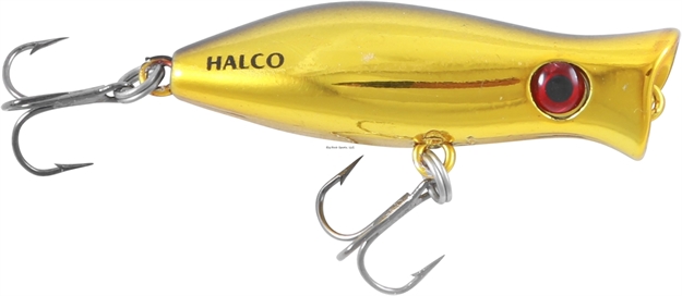 Picture of Halco Roosta Popper 45 #H51 Chrome Gold Black Back