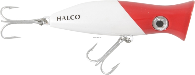 Picture of Halco Roosta Popper 80 #H53 White Redhead