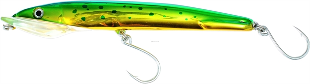 Picture of Halco Skim Stick Stickbait/Skittering Popper, 7 1/4", 5/8 Oz, Dorado, Floating
