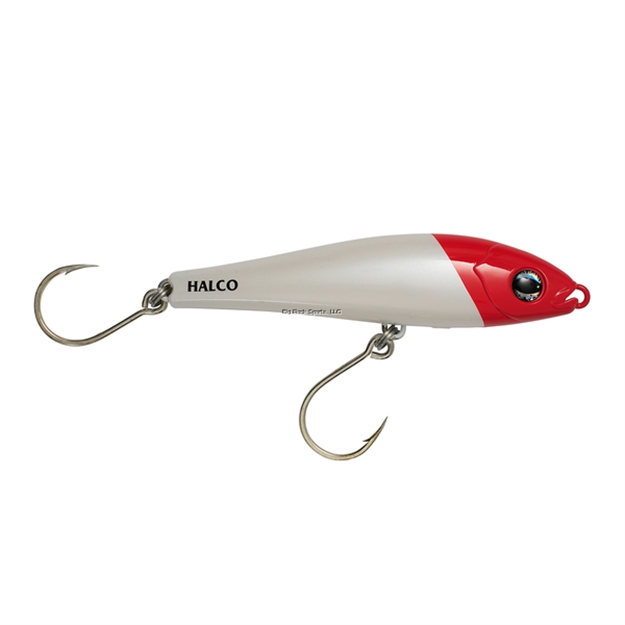 Picture of Halco Slidog 150 #H53 White Redhead, 6", 3Oz