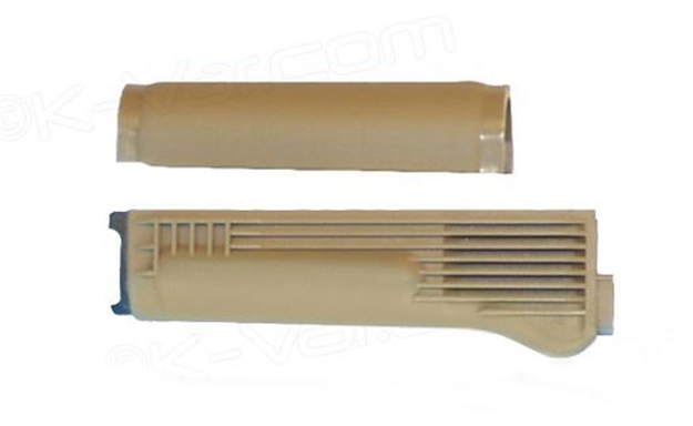 Picture of Handguard Set, For Milled Receiver, Stainless Steel Heat Shield, Desert Sand Polymer, Arsenal