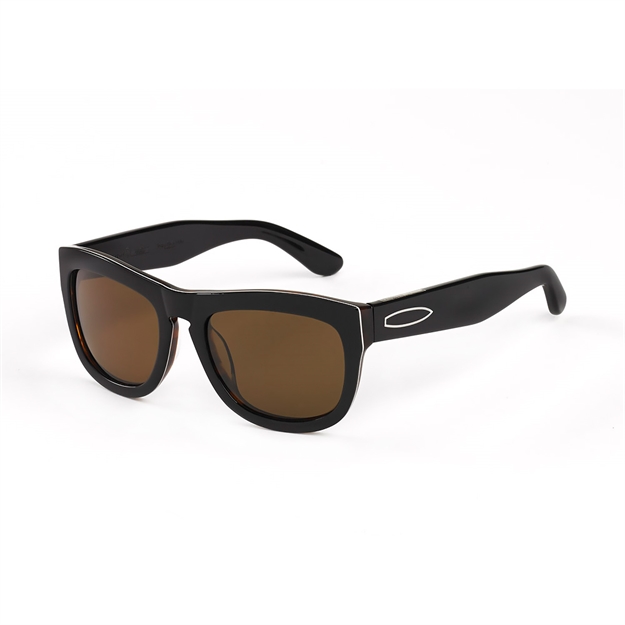 Picture of Hang Ten Gold Papa HE E Nalu-Black White Demi/Brown Lens